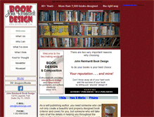 Tablet Screenshot of bookdesign.com