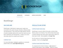 Tablet Screenshot of bookdesign.biz